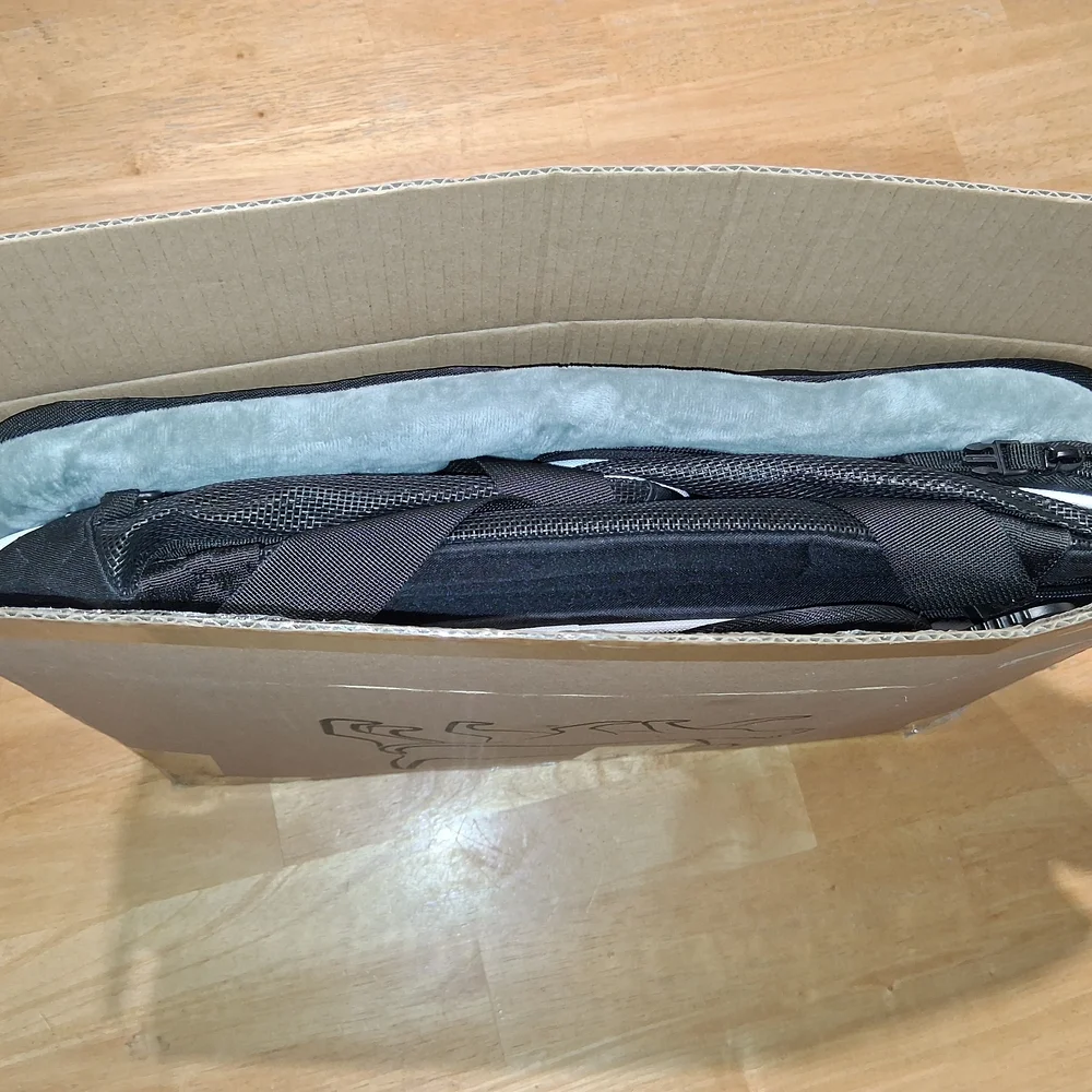 Black Pet Travel Carrier with White Trim NEW
